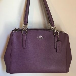 Coach authentic mauve shoulder/hand bag